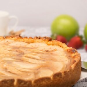 Tarta de Manzana Caramelizada